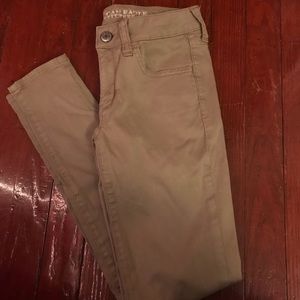 American Eagle Jegging Khakis
